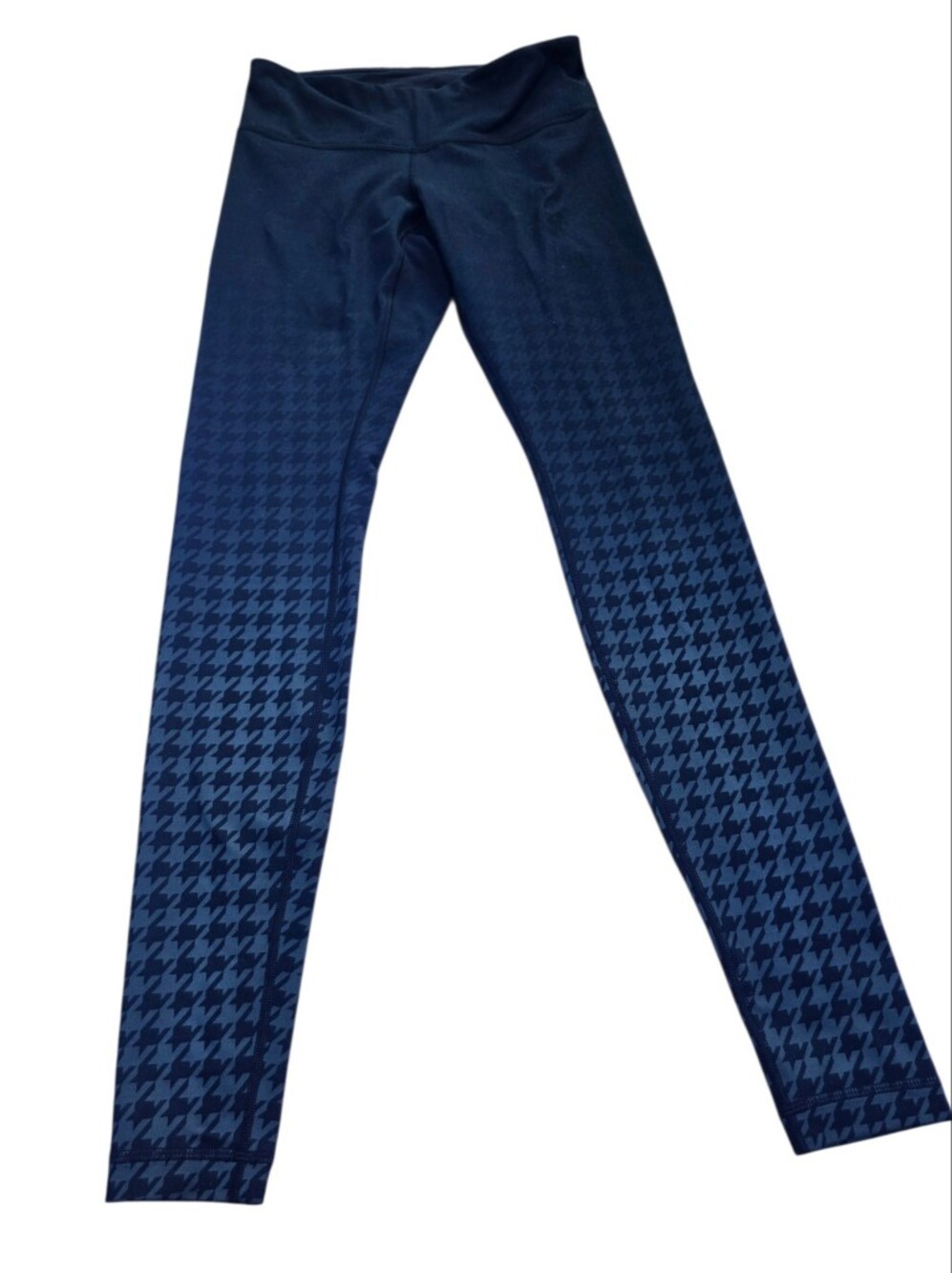 Lululemon Full Length Leggings With Fade out Checkered Design